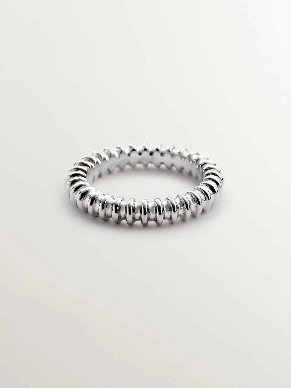 Anillo de plata 925 con relieve - Image 3