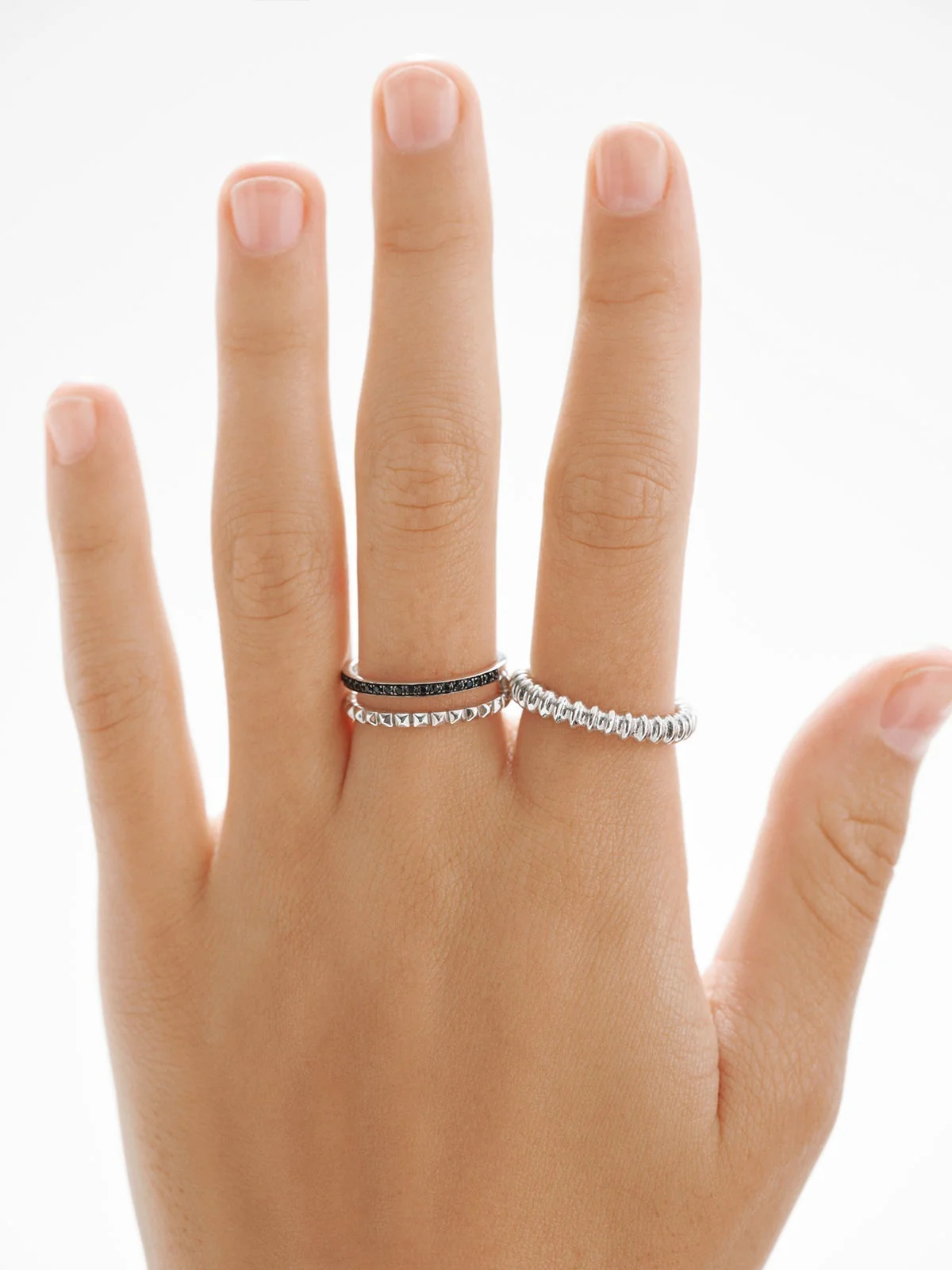 Anillo de plata 925 con relieve - Image 6
