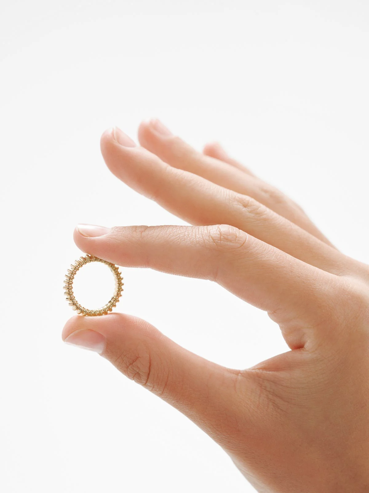 Anillo de plata 925 con relieve - Image 2