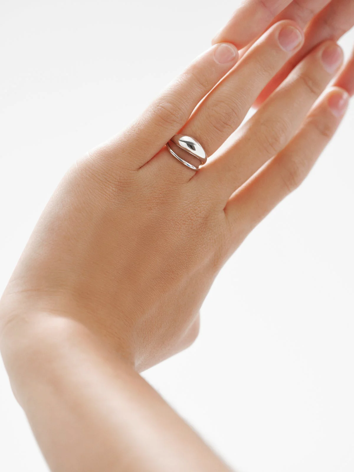 Anillo doble de plata 925 - Image 2