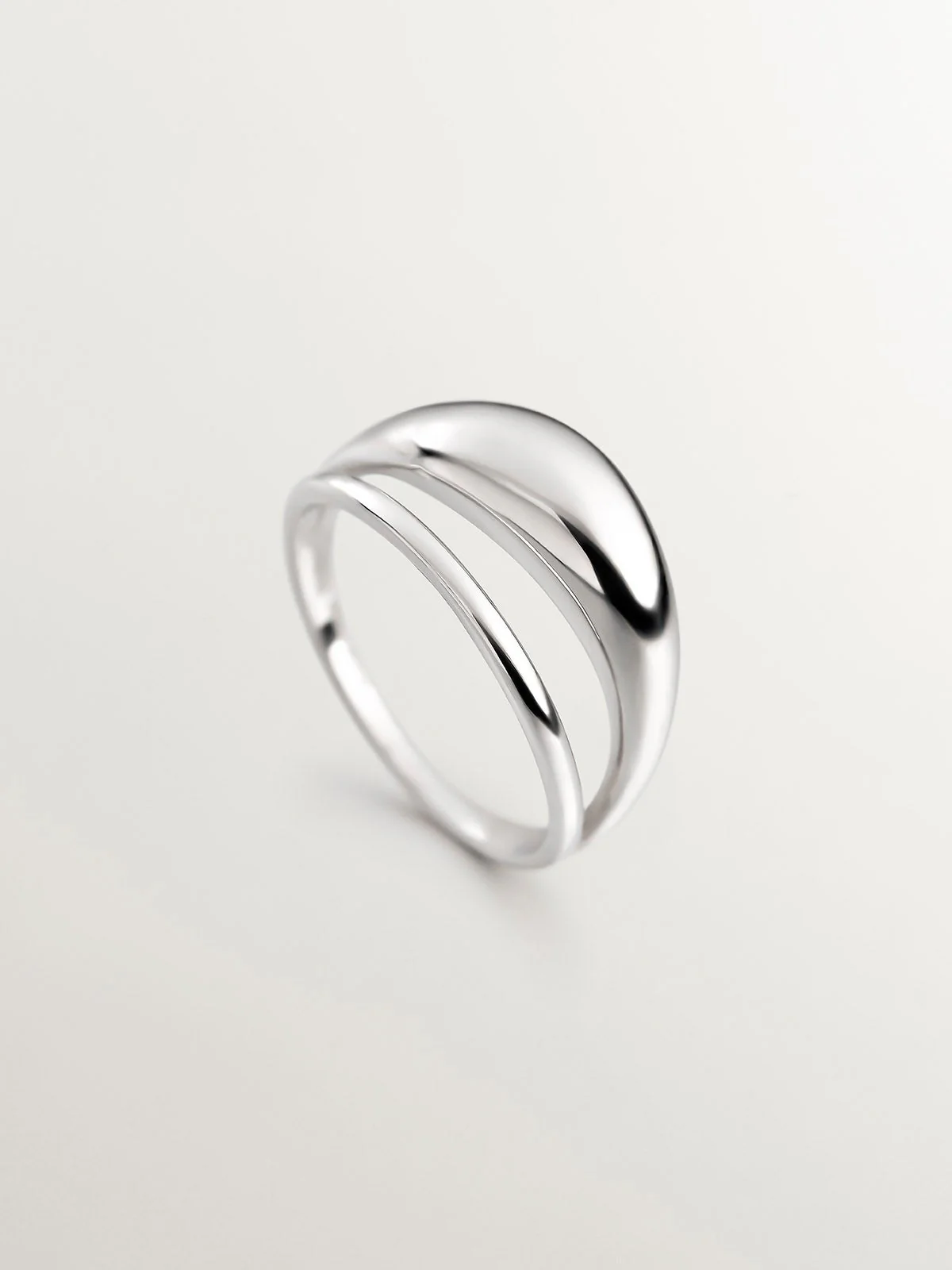 Anillo doble de plata 925 - Image 5
