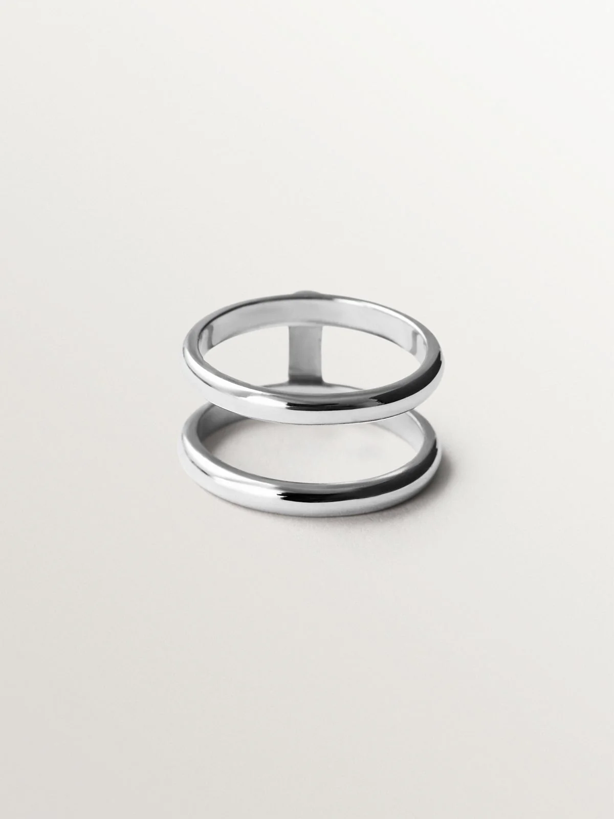Anillo doble de plata 925 - Image 4