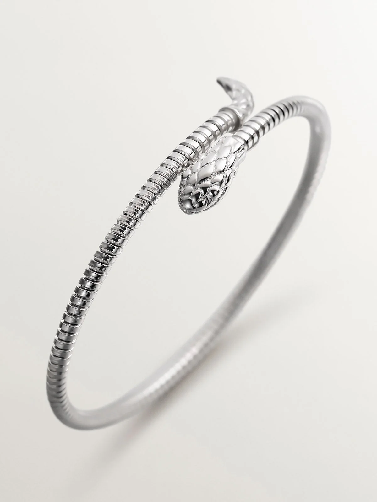 Brazalete de plata 925 con forma de serpiente - Image 5