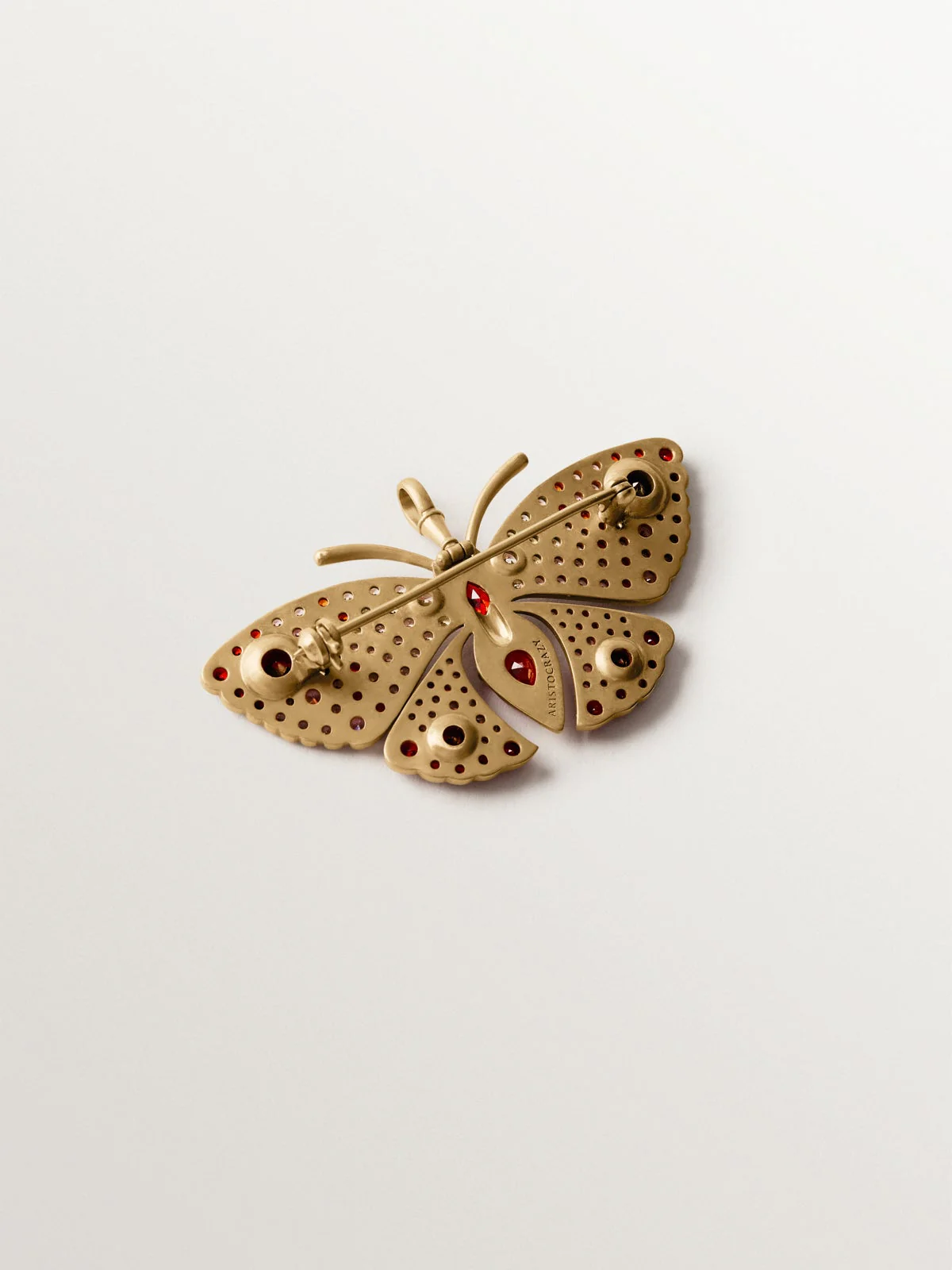 Broche-charm con cristales y forma de insecto - Image 3