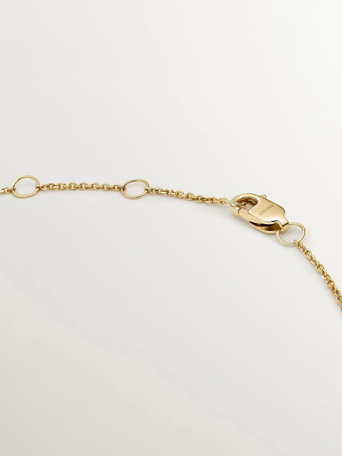 Cadena de oro amarillo de 9K con cruz - Image 7