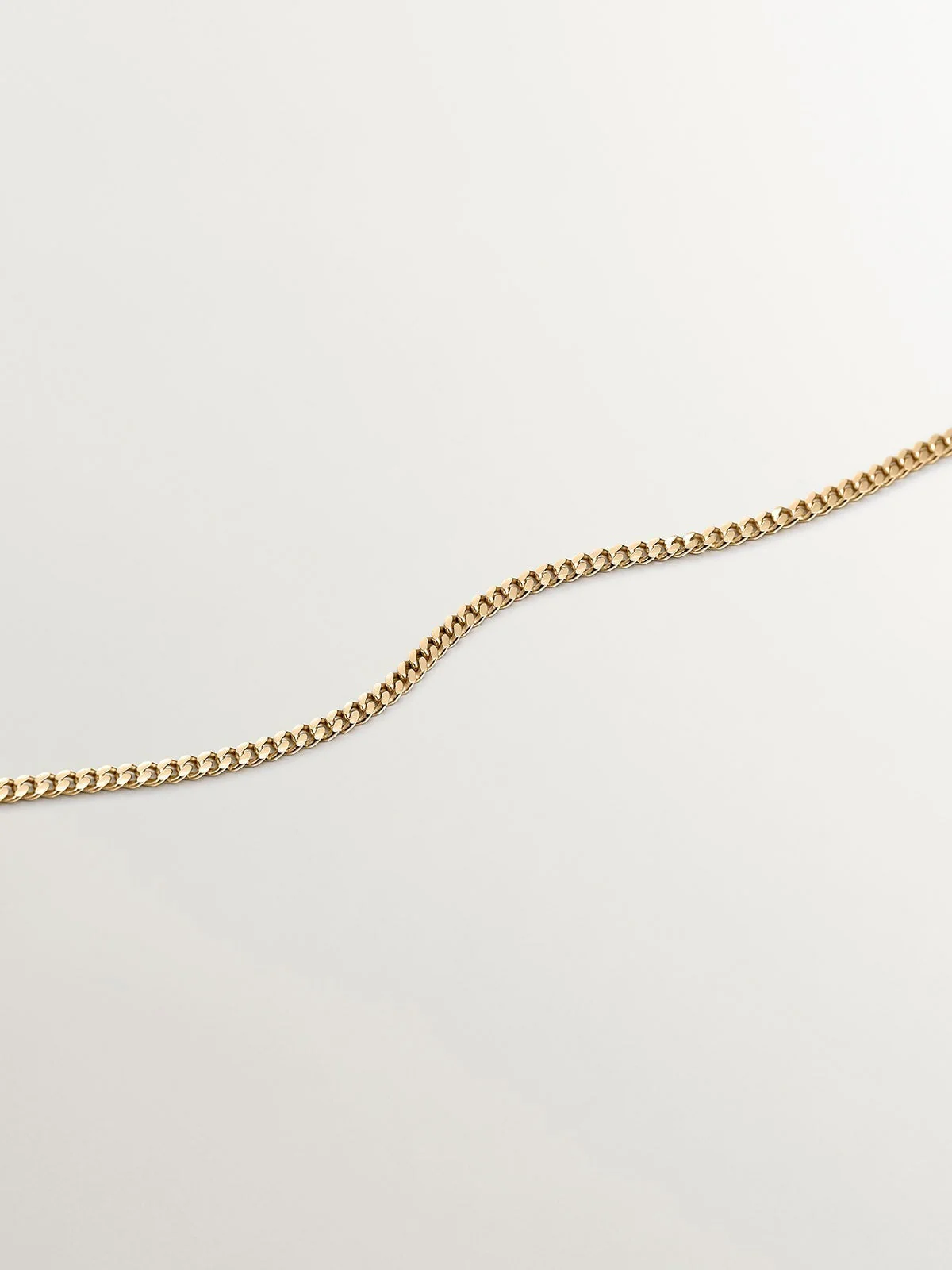 Cadena diamantada de plata 925 bañada en oro amarillo de 18K - Image 5