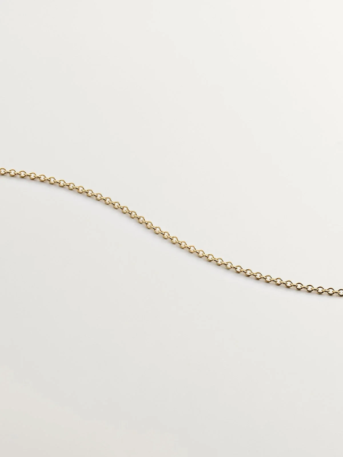 Cadena larga de plata 925 bañada en oro amarillo de 18K - Image 3