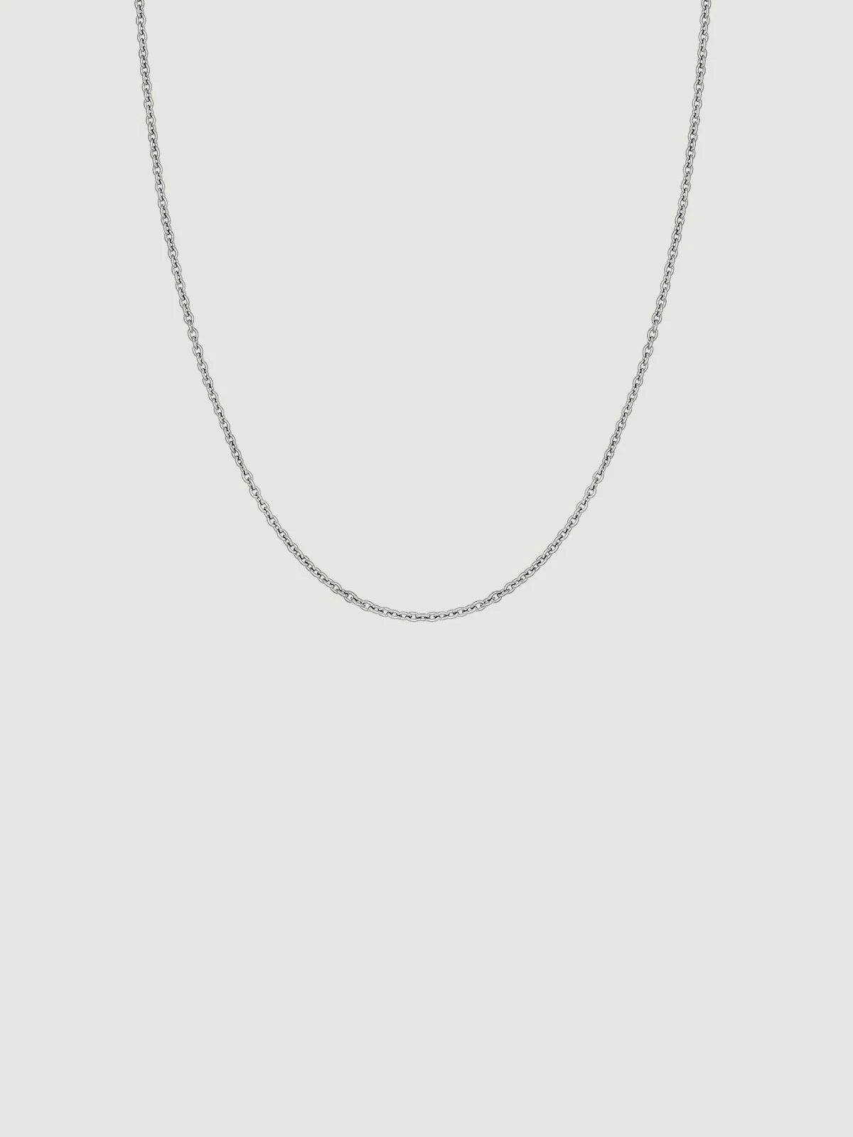 Cadena larga de plata 925