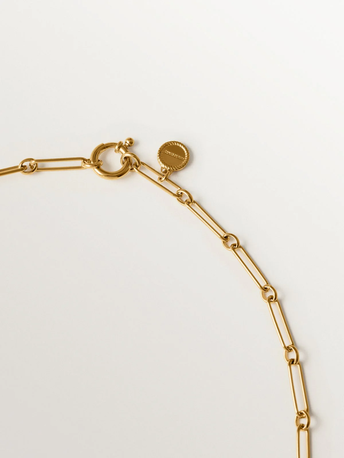 Cadena longitud media de plata 925 bañada en oro de 18K - Image 3