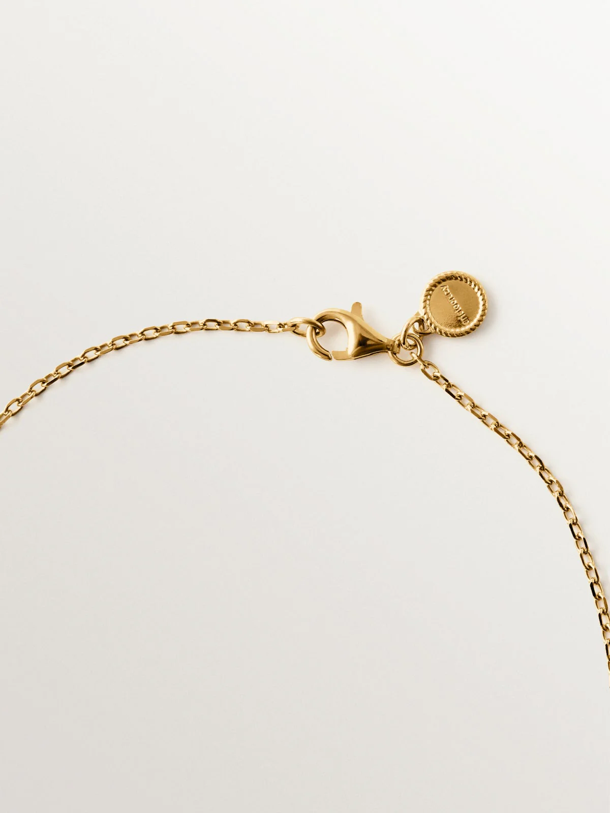 Cadena roló 80 cm de plata 925 bañada en oro de 18K - Image 3