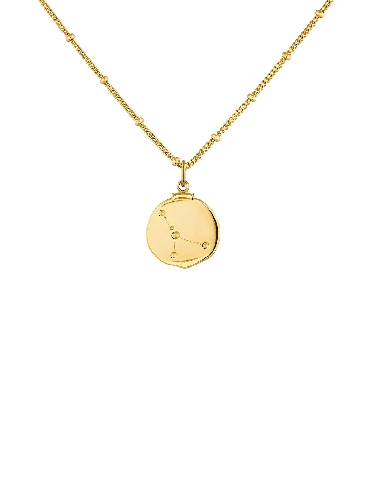 Charm Cáncer de plata 925 bañada en oro amarillo de 18K - Image 8
