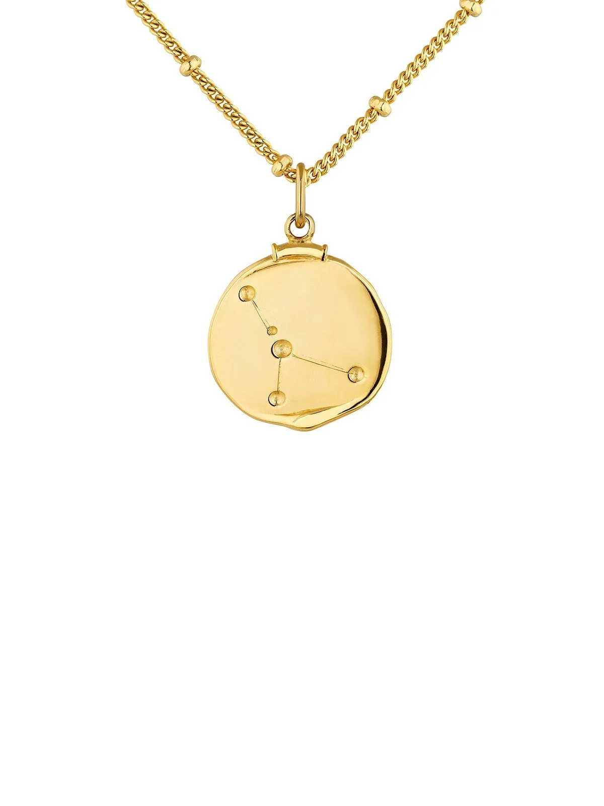 Charm Cáncer de plata 925 bañada en oro amarillo de 18K - Image 9
