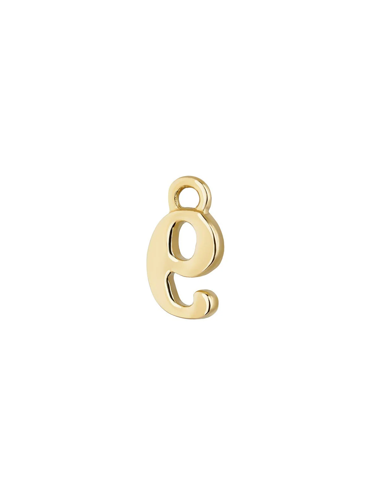 Charm de oro amarillo de 14K con número 9 - Image 3