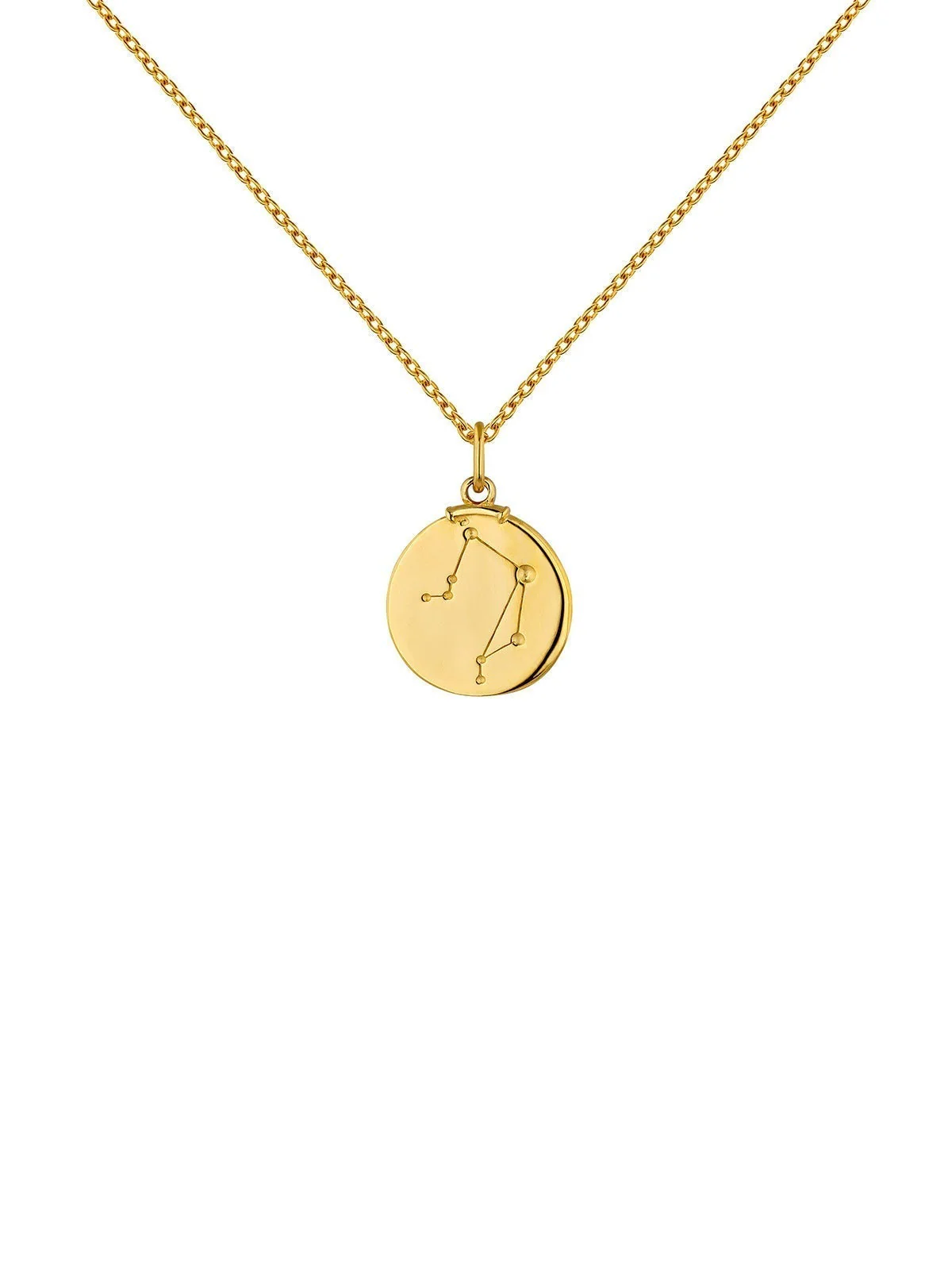 Charm Libra de plata 925 bañada en oro amarillo de 18K - Image 8