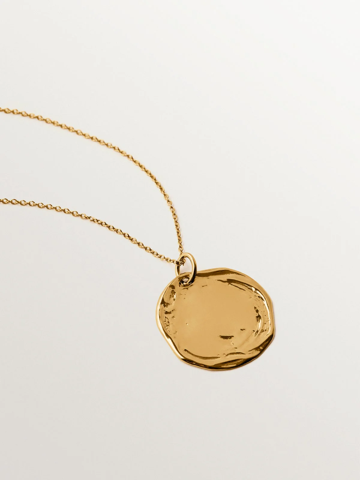Charm personalizable grande de plata 925 bañada en oro amarillo de 18K - Image 8