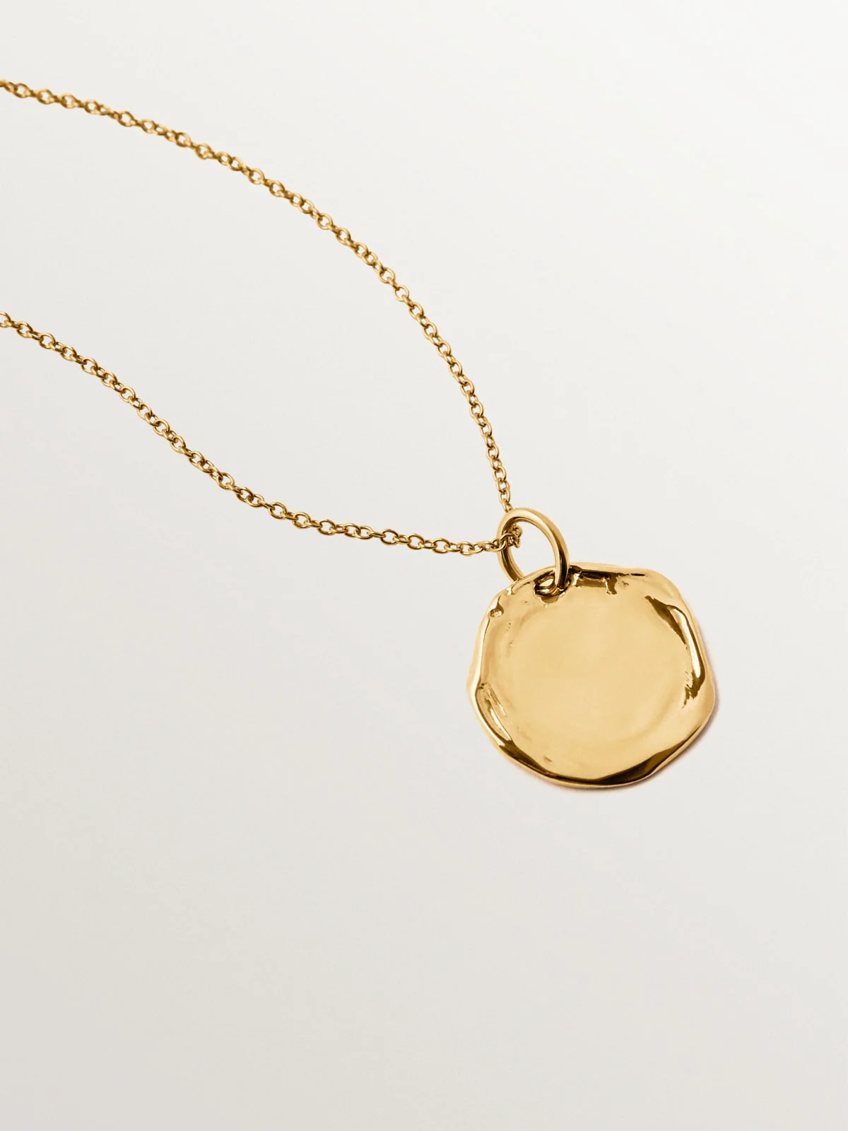 Charm personalizable pequeño de plata 925 bañada en oro amarillo de 18K - Image 8