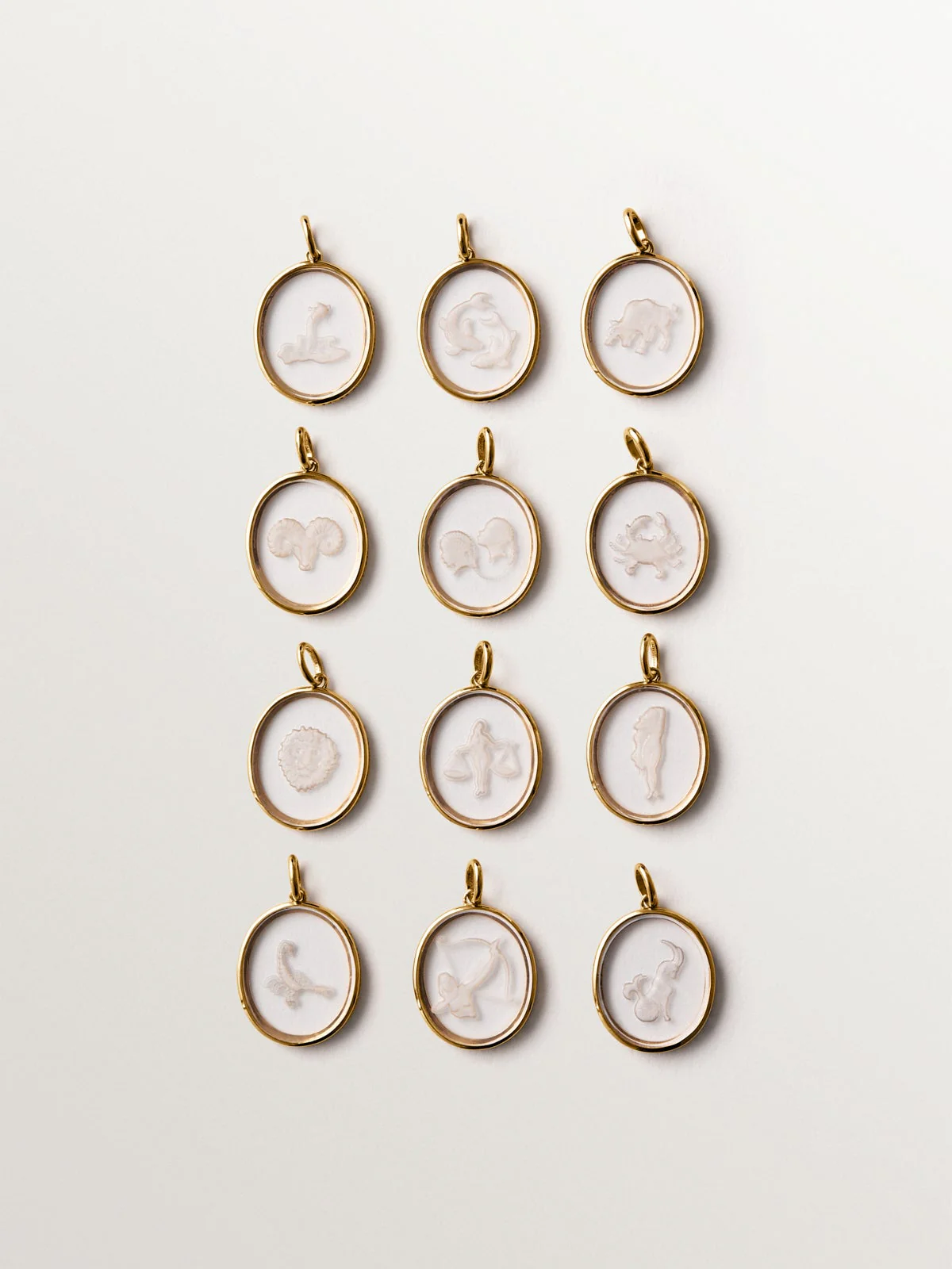 Charm Sagitario de plata 925 bañada en oro amarillo de 18K y cristal de roca - Image 5