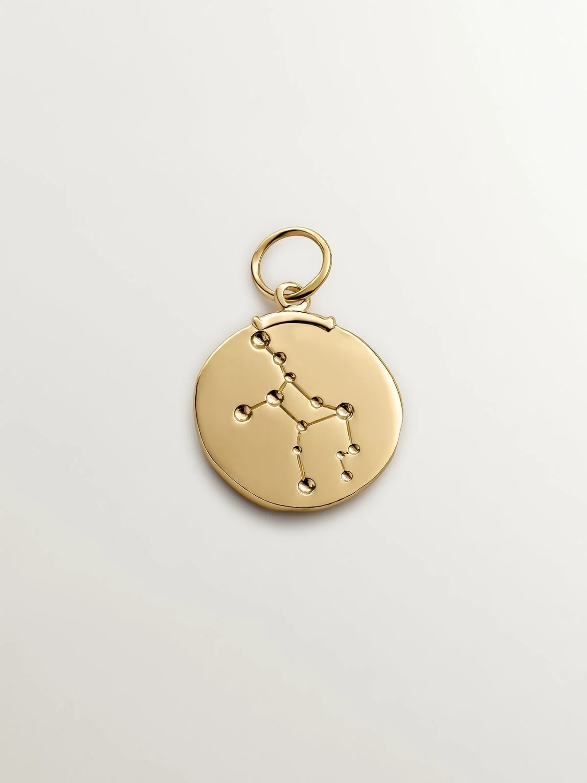 Charm Virgo de plata 925 bañada en oro amarillo de 18K - Image 3
