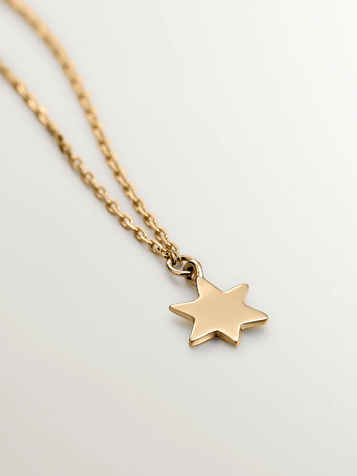 Colgante de oro amarillo de 9K con estrella - Image 3