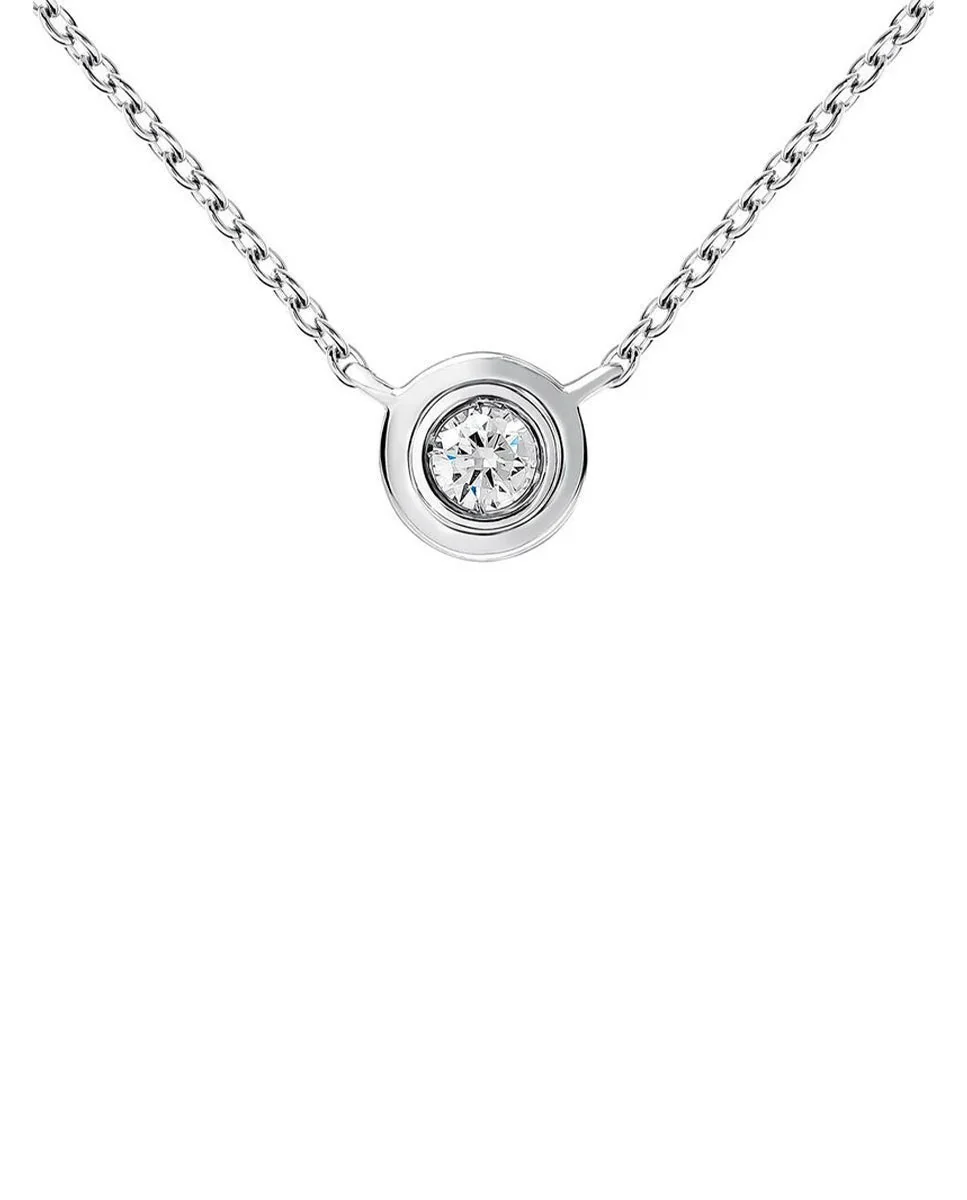 Colgante de oro blanco de 18K con diamante - Image 3