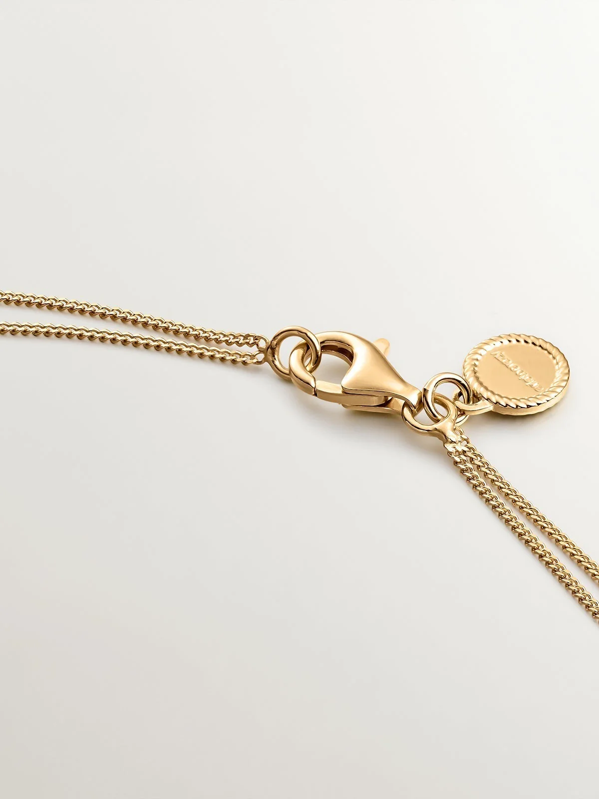 Colgante de plata 925 bañada en oro amarillo de 18K con aventurina verde - Image 7