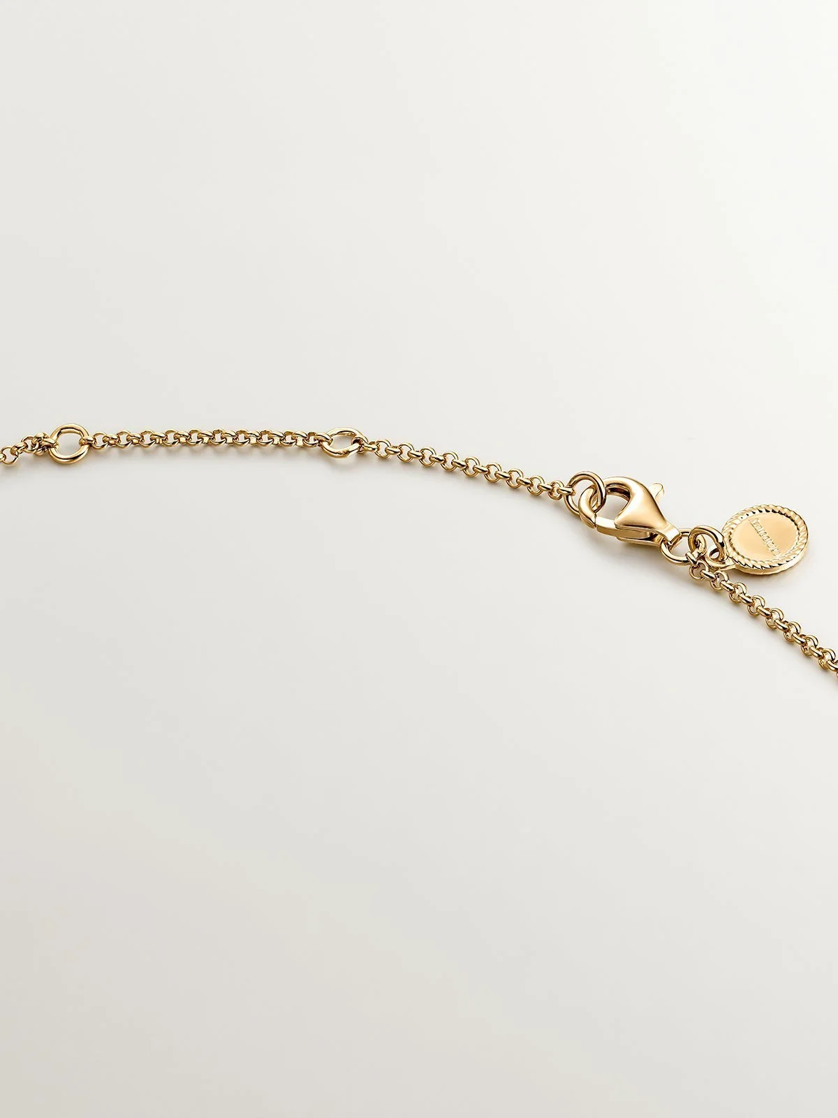 Colgante de plata 925 bañada en oro amarillo de 18K con cruz - Image 7