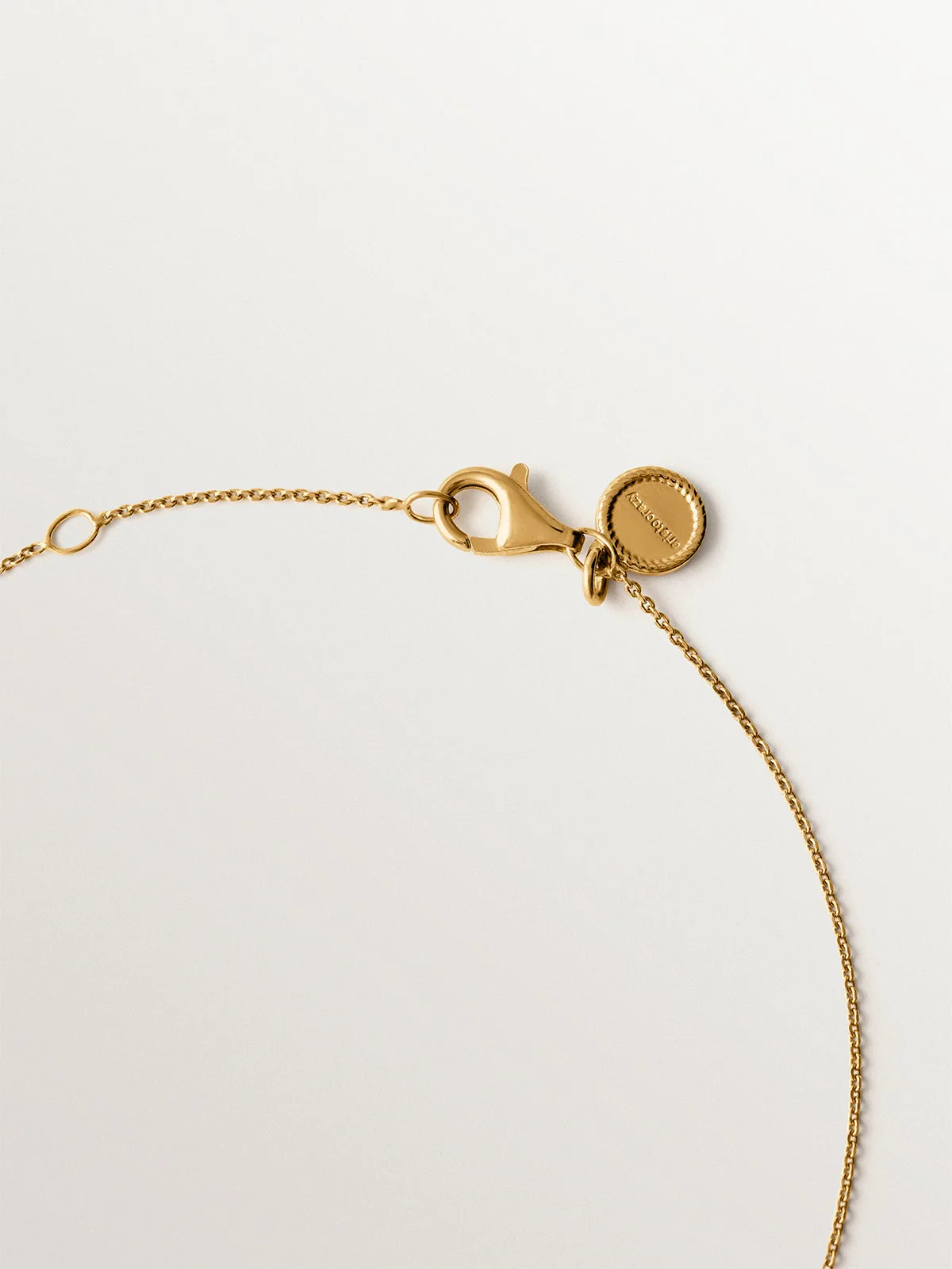 Colgante de plata 925 bañada en oro amarillo de 18K con esferas - Image 5