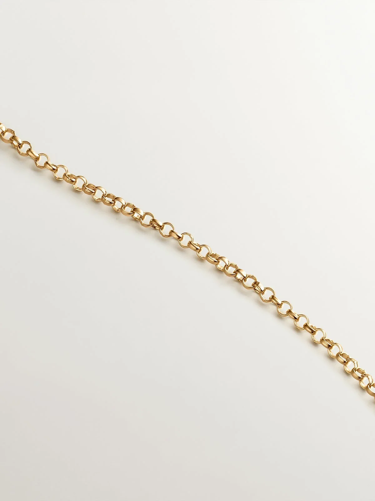 Colgante de plata 925 bañada en oro amarillo de 18K con topacio azul sky - Image 5