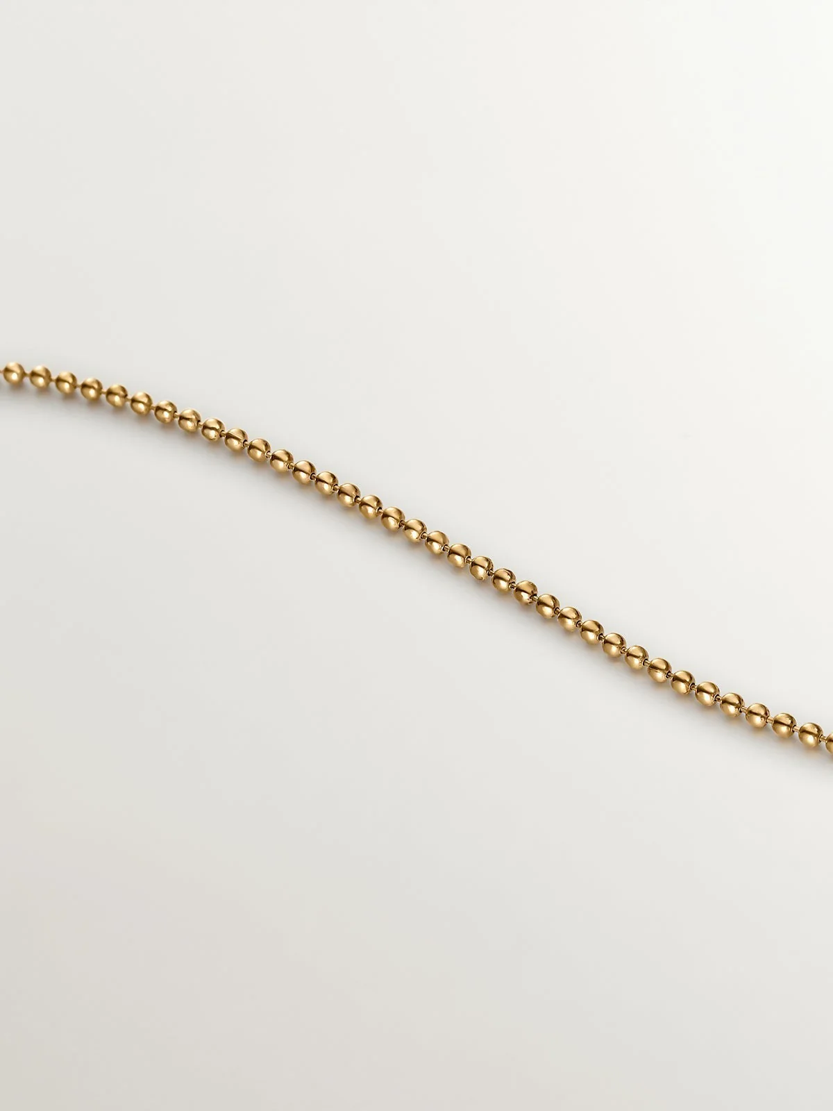 Collar de oro amarillo de 18K con efecto envejecido y diamantes en talla brillante - Image 5