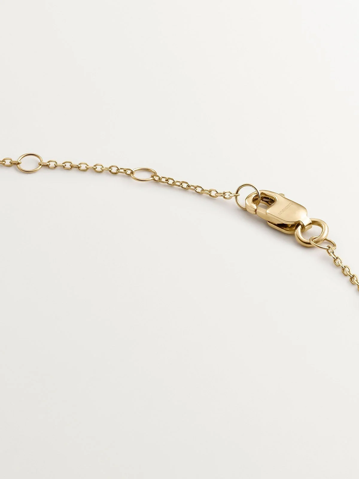 Collar de oro amarillo de 9K con zafiro, esmeralda, rubí y diamantes - Image 7