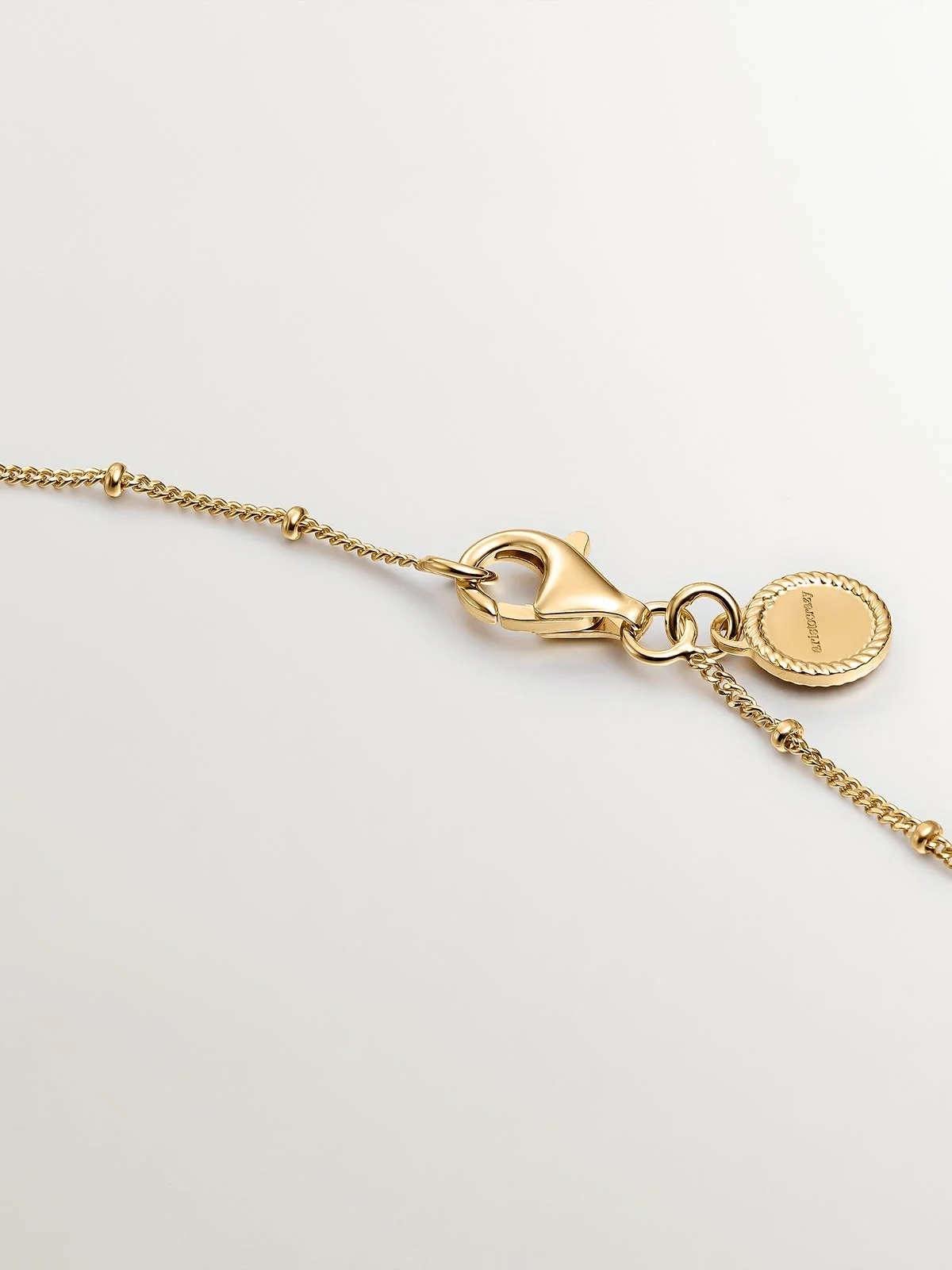 Collar de plata 925 bañada en oro amarillo de 18K con estrellas y lunas - Image 7