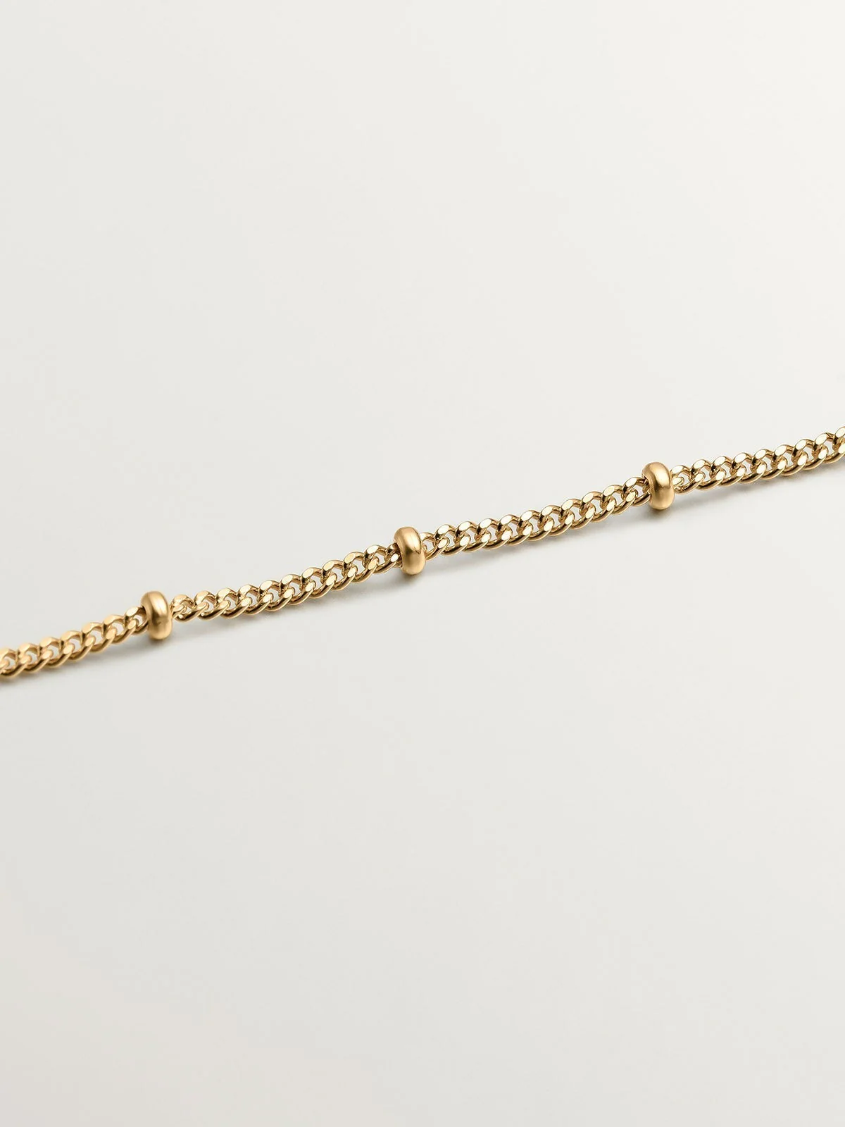 Collar de plata 925 bañada en oro amarillo de 18K con hojas - Image 3