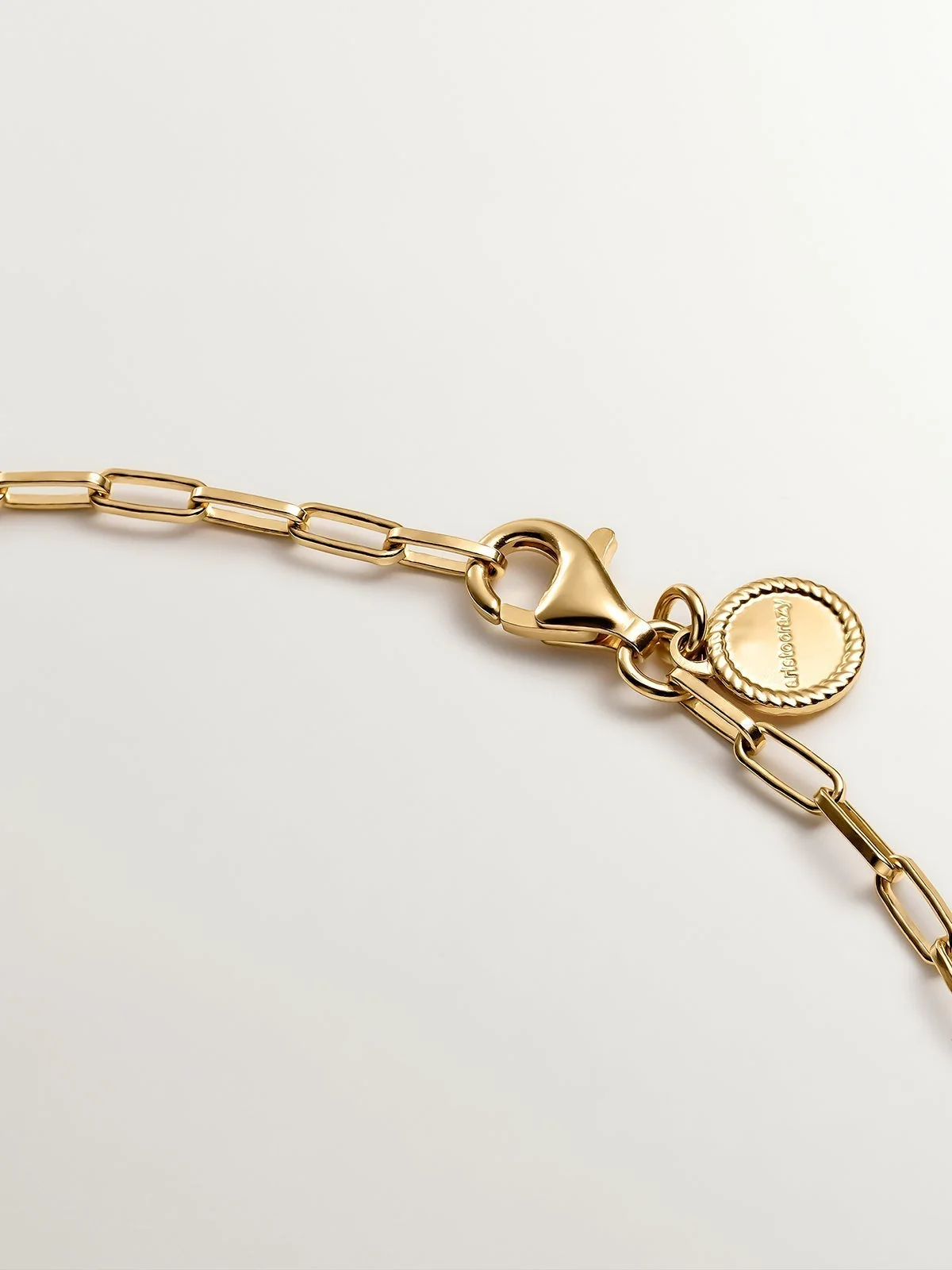 Collar rígido de plata 925 bañada en oro amarillo de 18K - Image 5