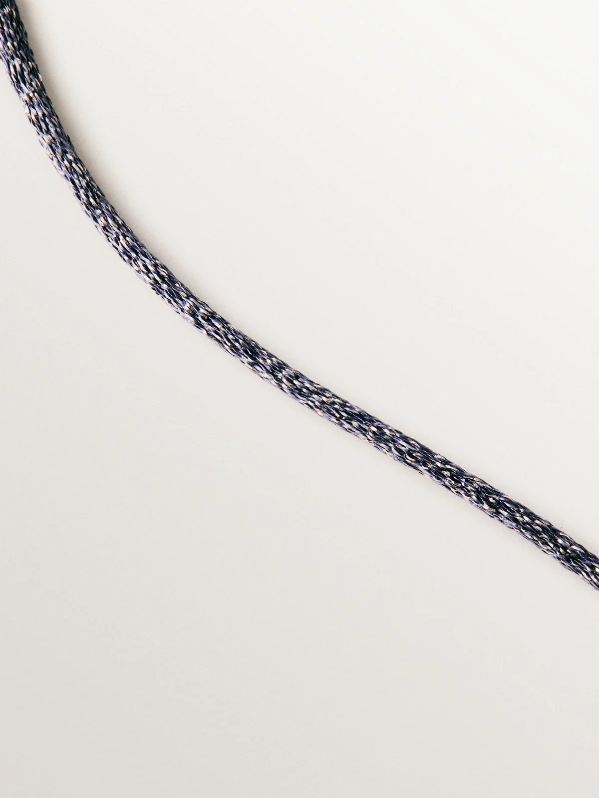 Cordel azul con acabados en plata 925 - Image 3