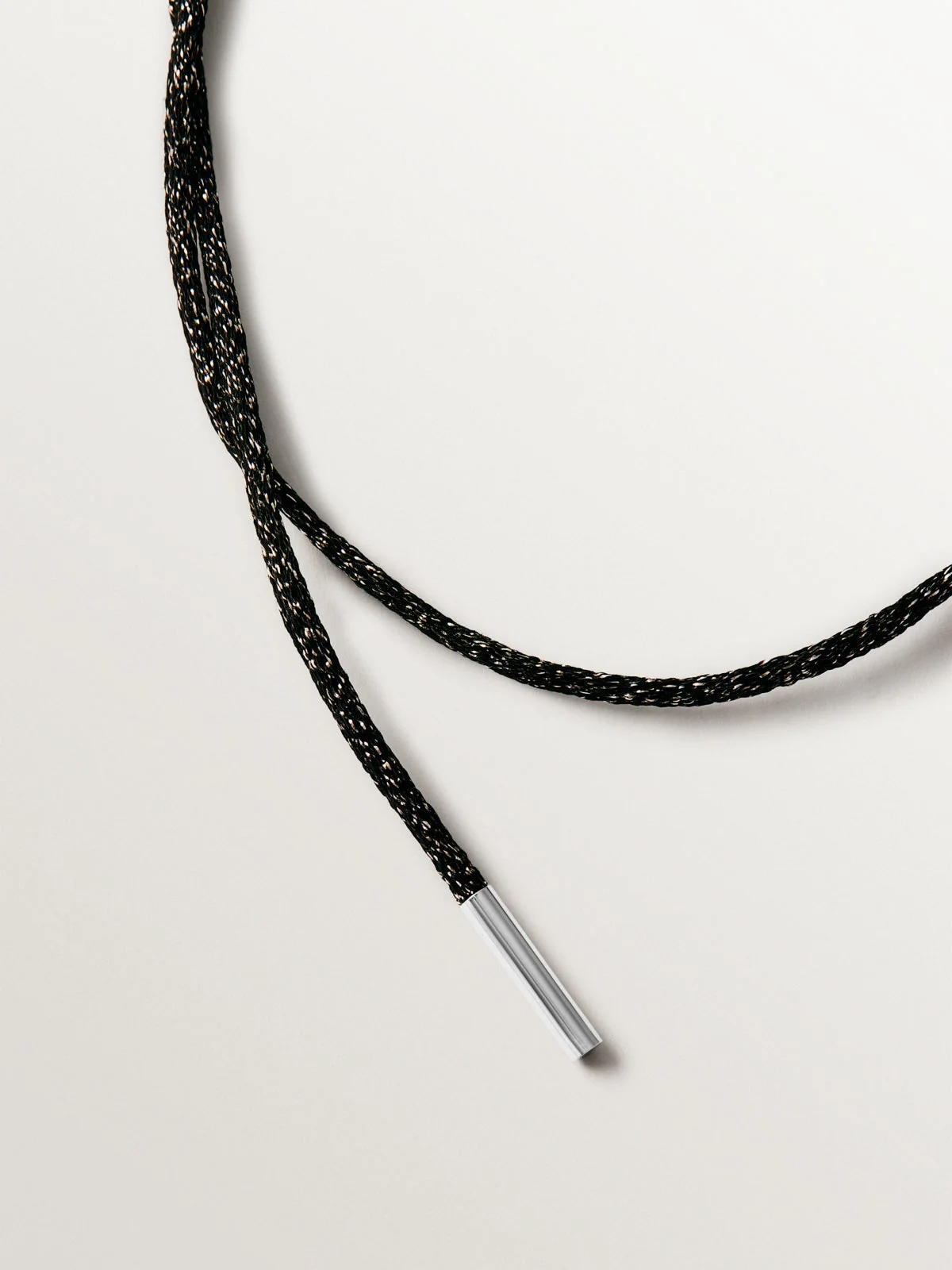 Cordel negro con acabados en plata 925 - Image 5