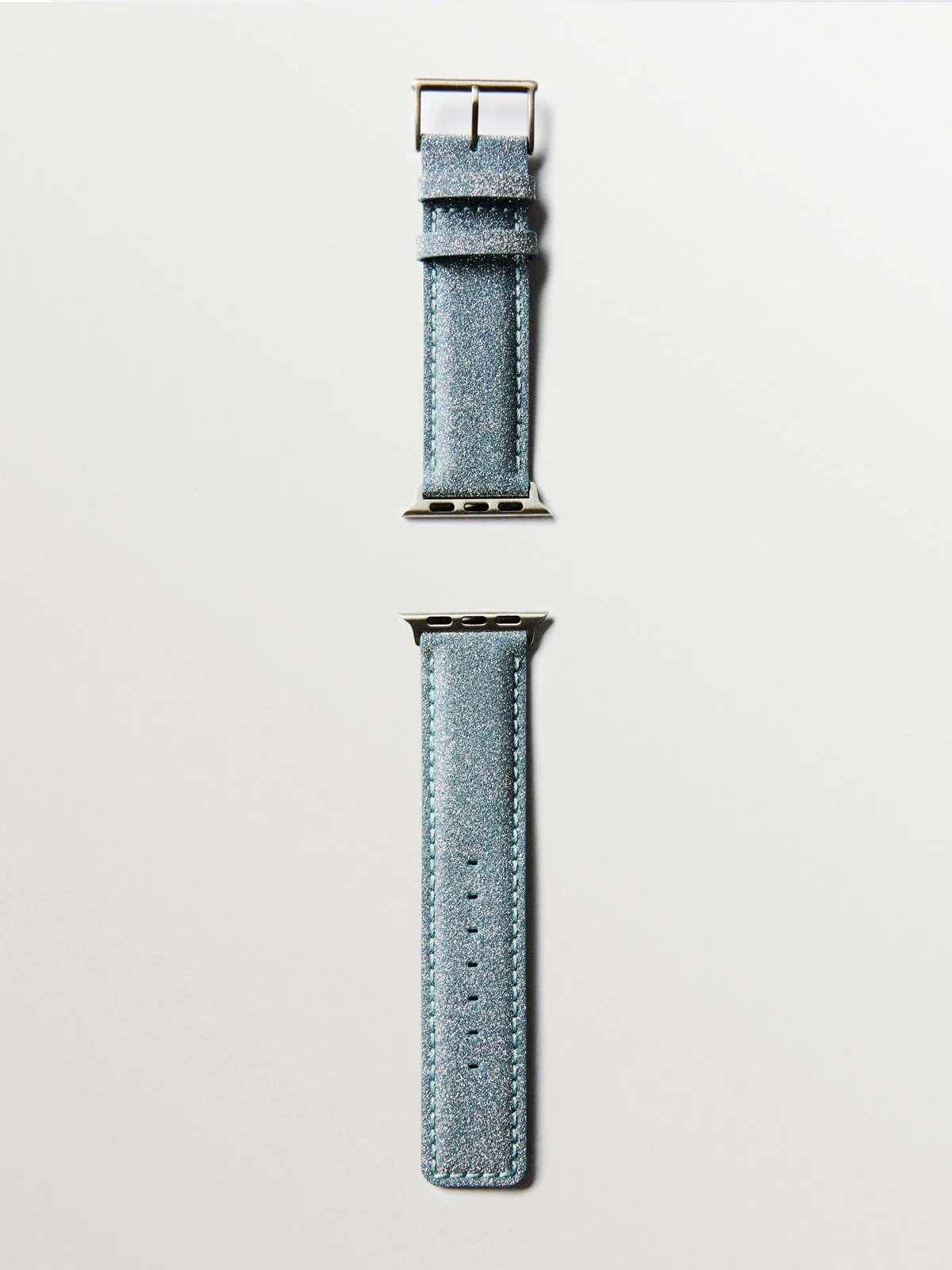 Correa para Apple Watch de cuero gris