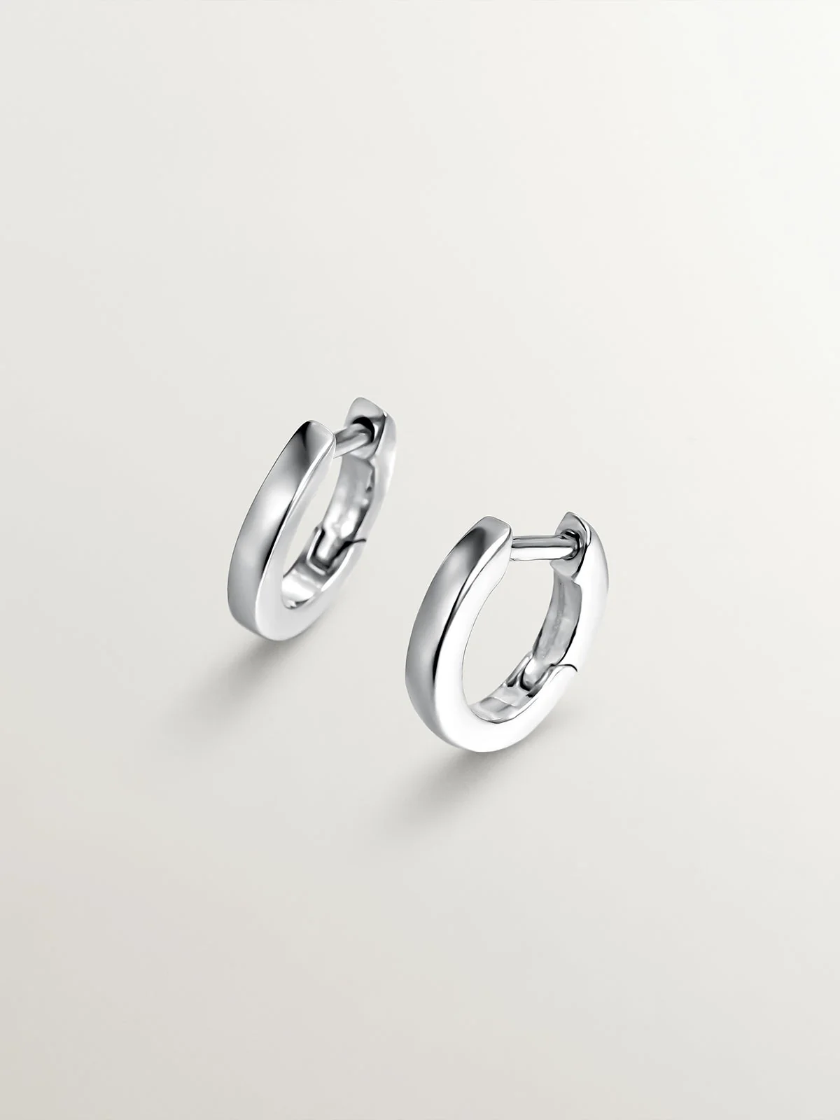 Pendientes de aro pequeños de plata 925