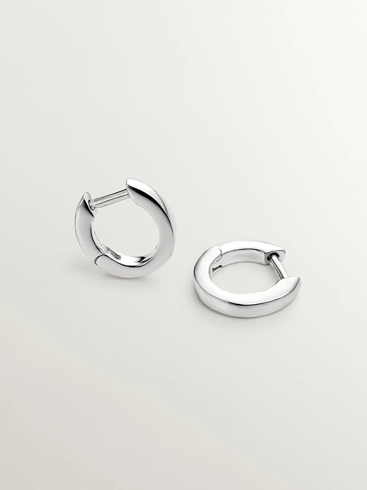 Pendientes de aro pequeños de plata 925 - Image 3