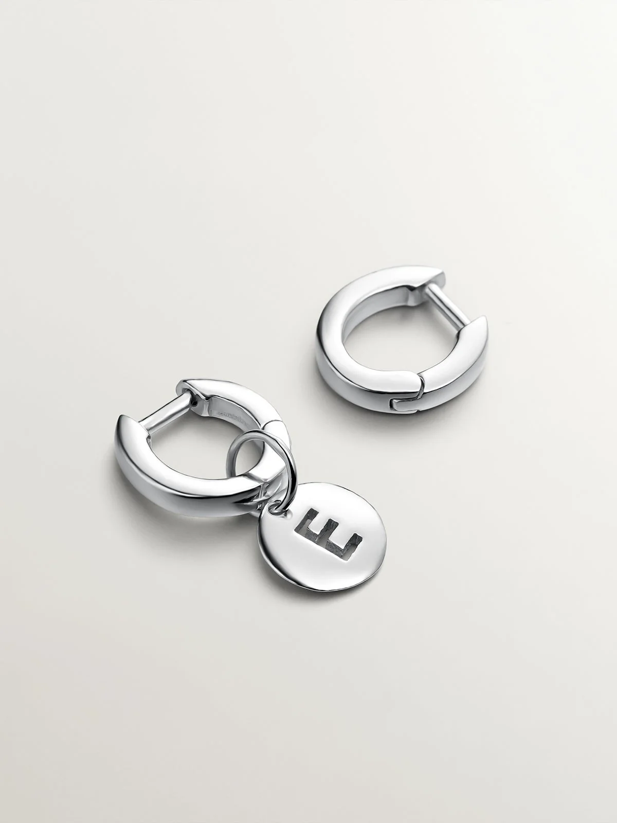 Pendientes de aro pequeños de plata 925 - Image 5