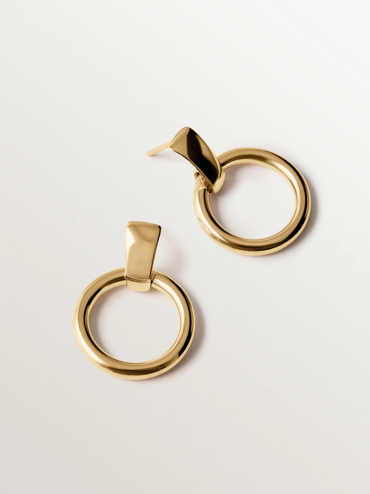 Pendientes de plata 925 bañada en oro amarillo de 18K - Image 5