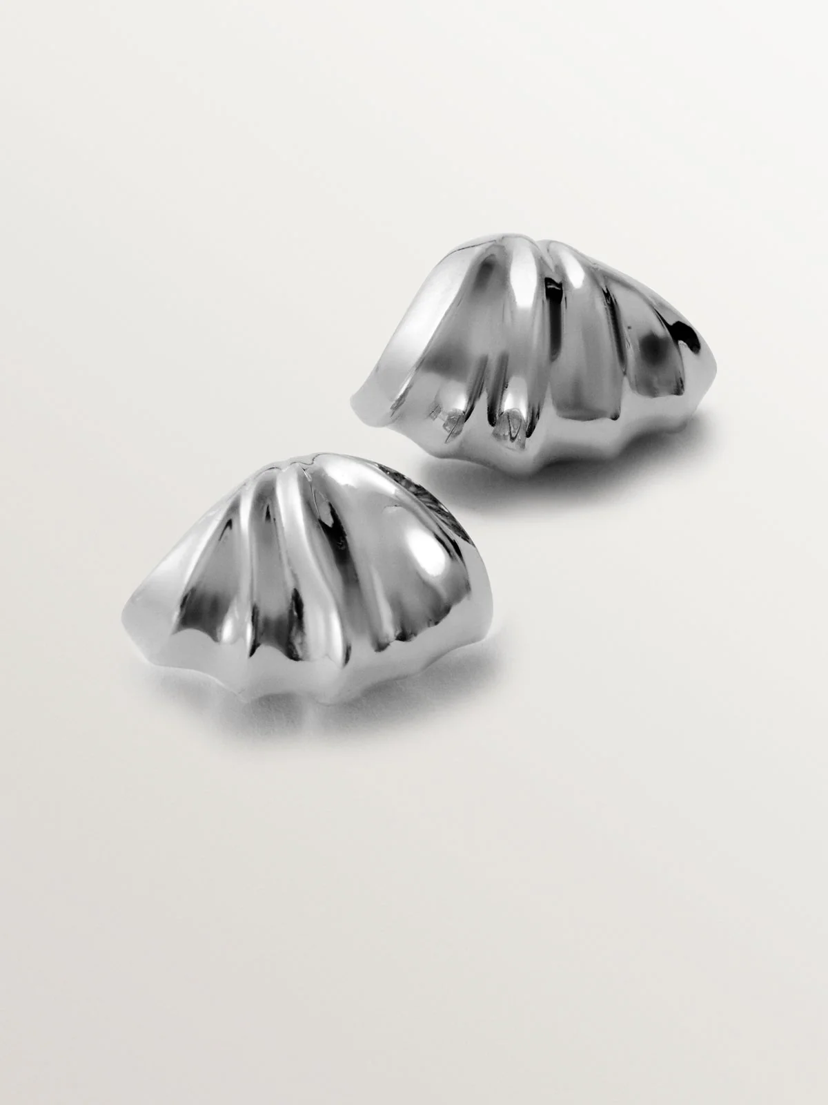 Pendientes de plata 925 con textura - Image 5