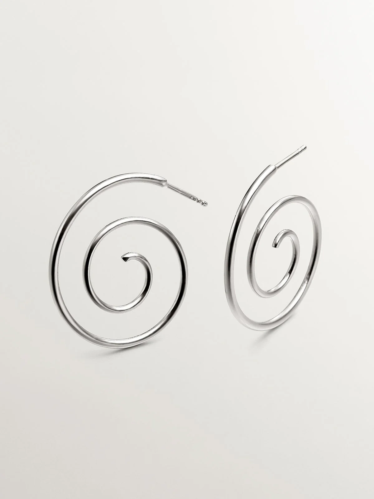 Pendientes en espiral de plata 925 - Image 5