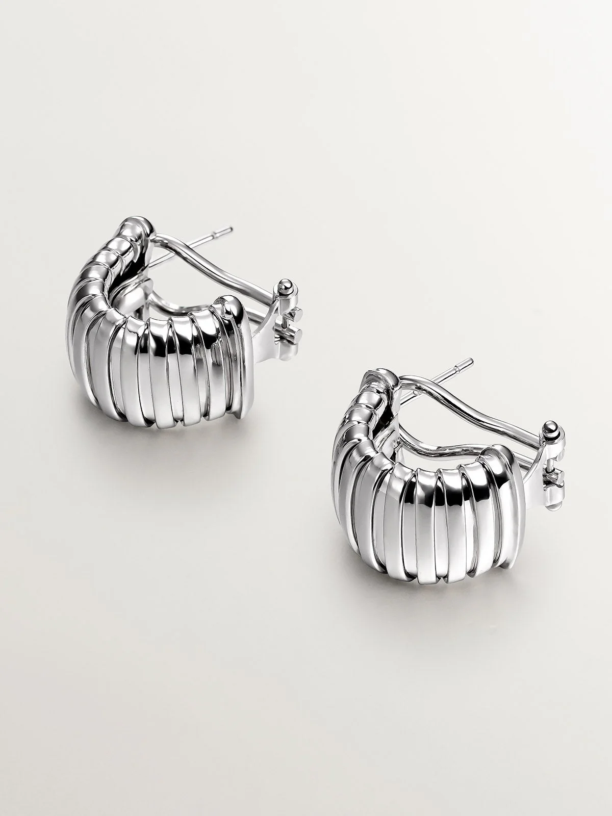 Pendientes tubogas de plata 925 - Image 3