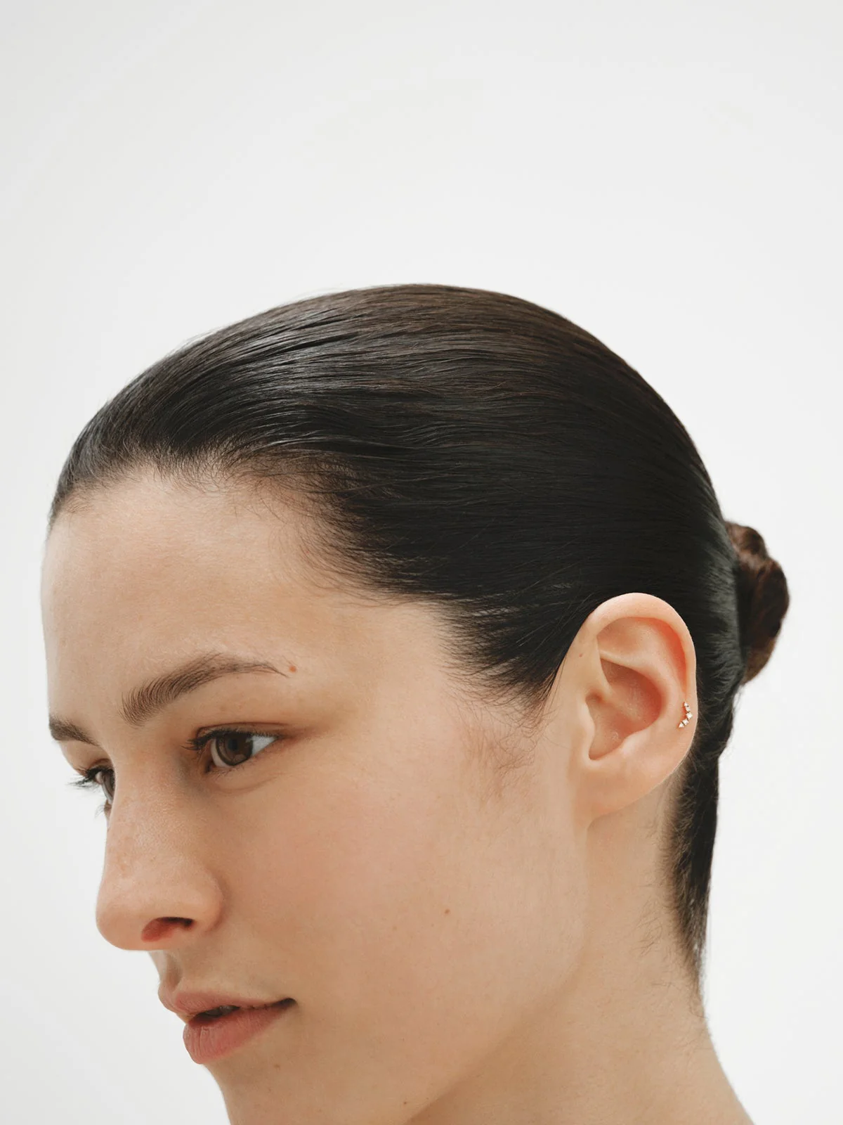 Piercing trepador de oro amarillo de 18K con diamantes - Image 4