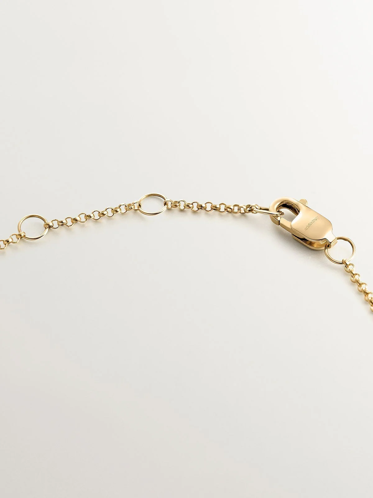 Pulsera de oro amarillo de 9K con estrellas - Image 5