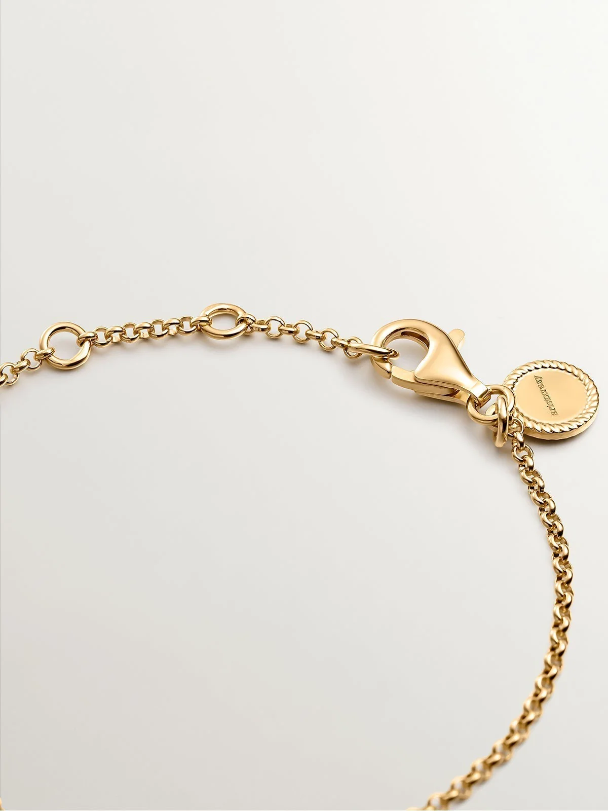 Pulsera de plata 925 bañada en oro amarillo de 18K con estrella - Image 6