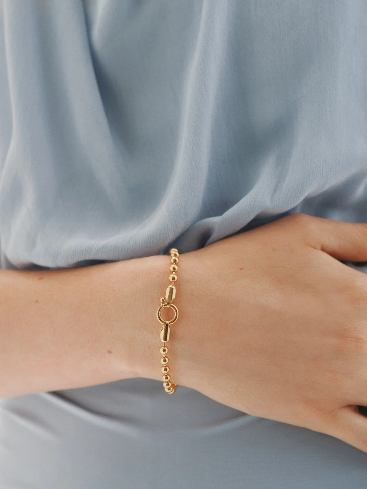Pulsera de plata 925 bañada en oro de 18K - Image 2