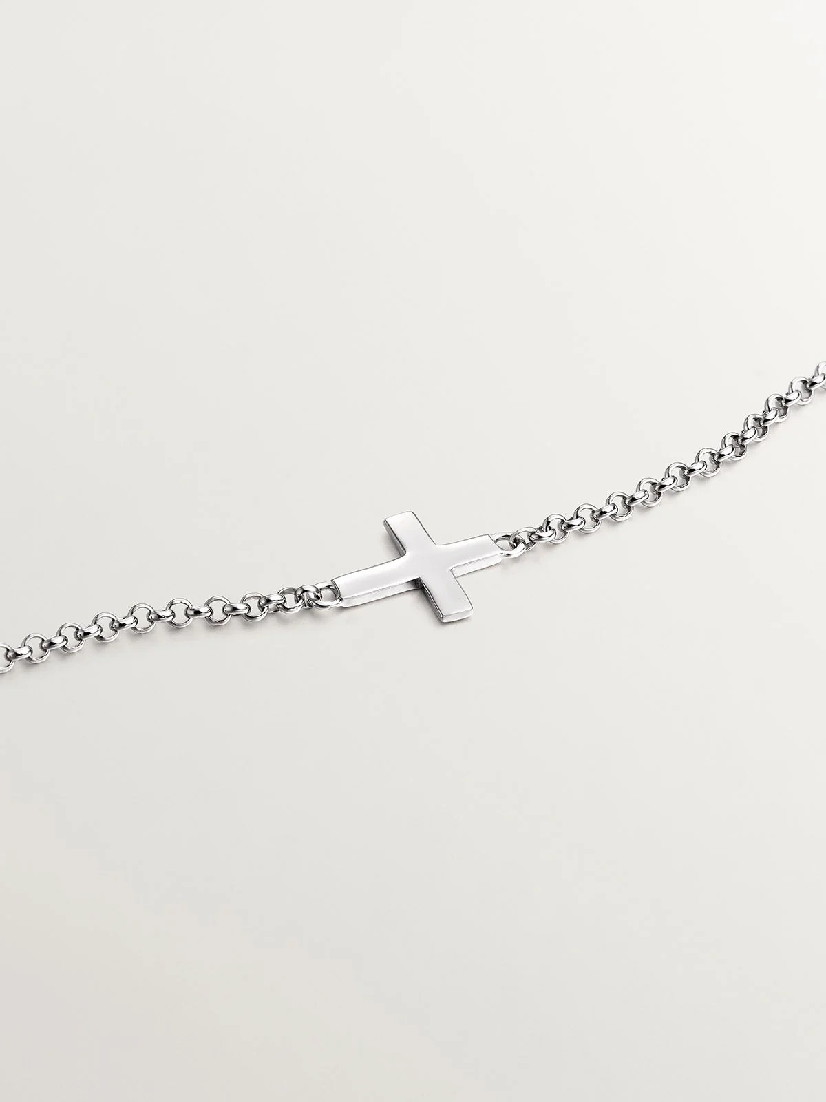 Pulsera de plata 925 con cruz - Image 3