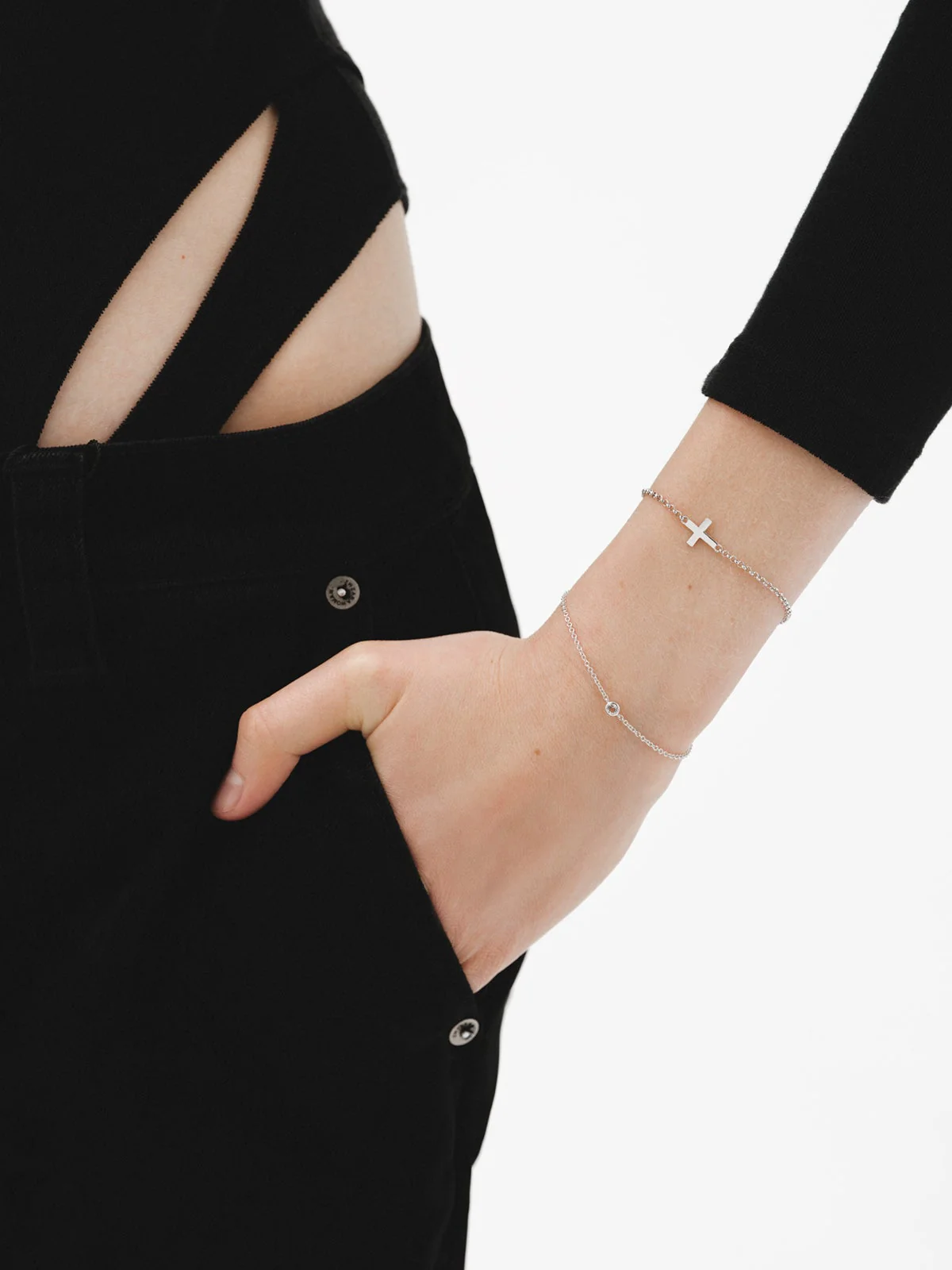 Pulsera de plata 925 con cruz - Image 6