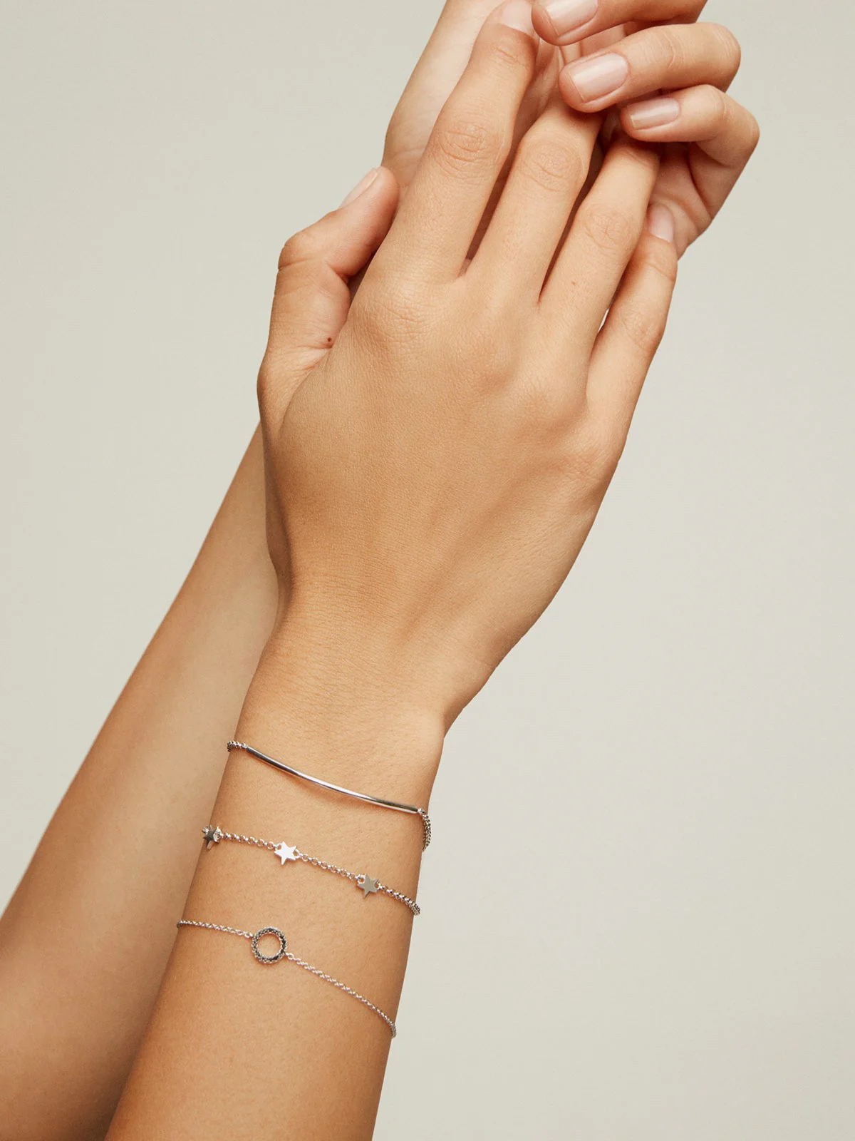 Pulsera de plata 925 con estrellas - Image 6